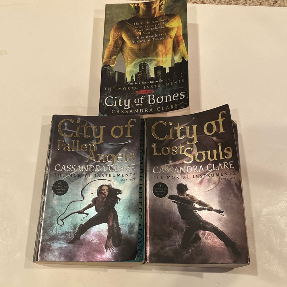 Lot of 3 “Mortal Instruments” Softcover novels